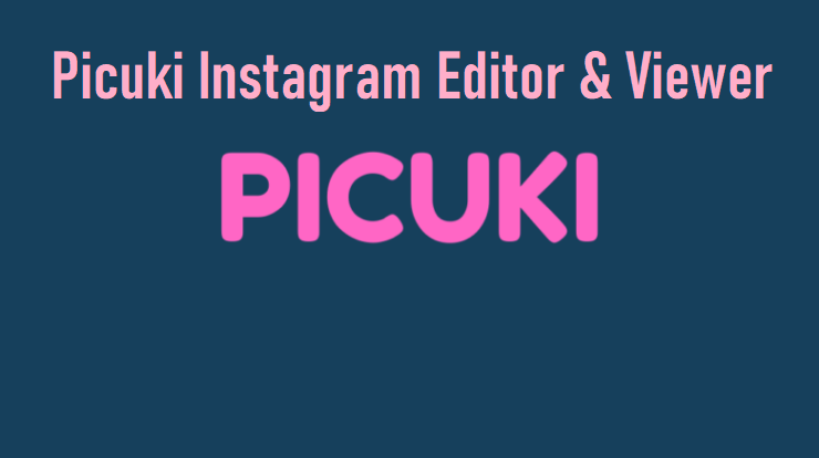 Picuki Instagram Editor & Viewer