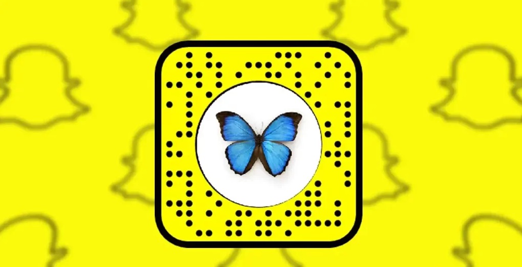 What is a butterfly lens on Snapchat?